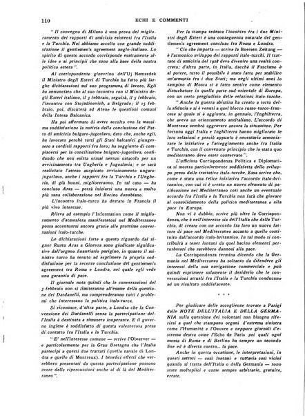 Echi e commenti rassegna universale della stampa