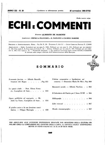 Echi e commenti rassegna universale della stampa