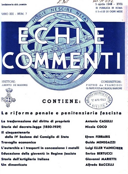 Echi e commenti rassegna universale della stampa