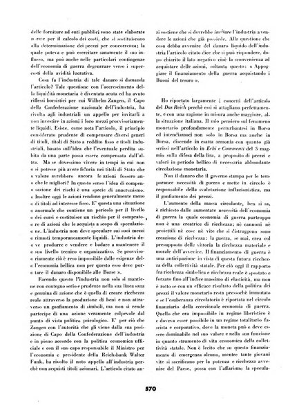 Echi e commenti rassegna universale della stampa