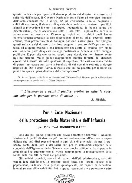 Archivio fascista di medicina politica