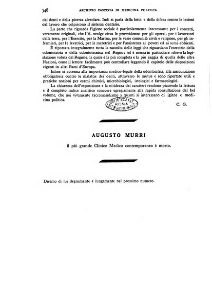 Archivio fascista di medicina politica