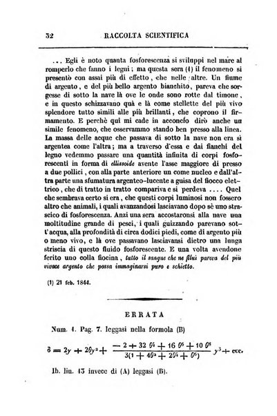 Raccolta di lettere ed altri scritti intorno alla fisica ed alle matematiche