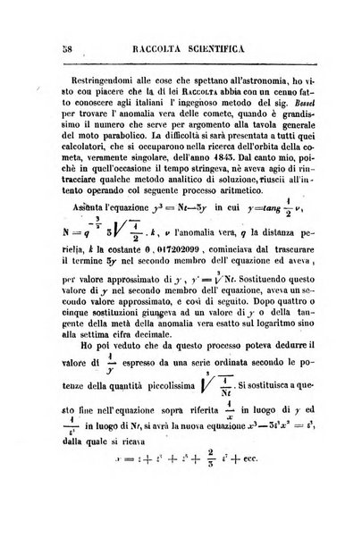 Raccolta di lettere ed altri scritti intorno alla fisica ed alle matematiche