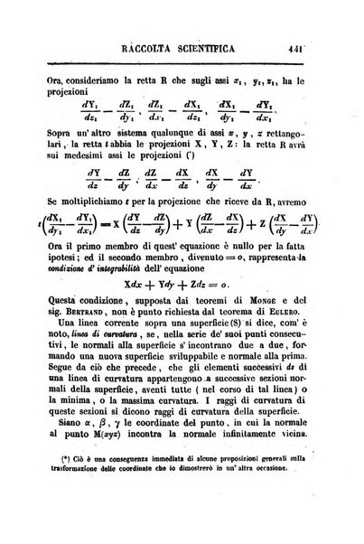 Raccolta di lettere ed altri scritti intorno alla fisica ed alle matematiche