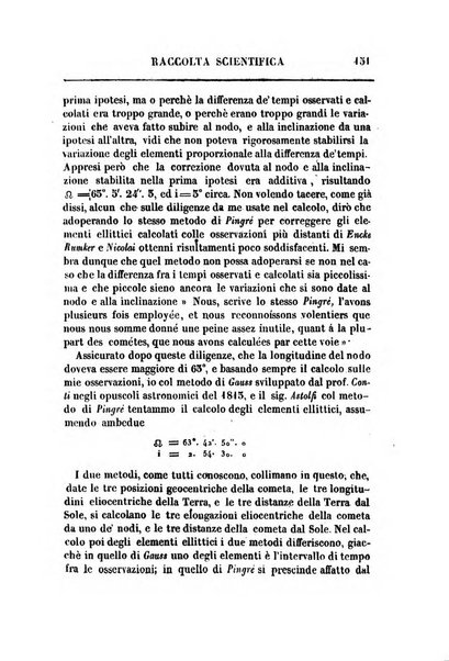 Raccolta di lettere ed altri scritti intorno alla fisica ed alle matematiche