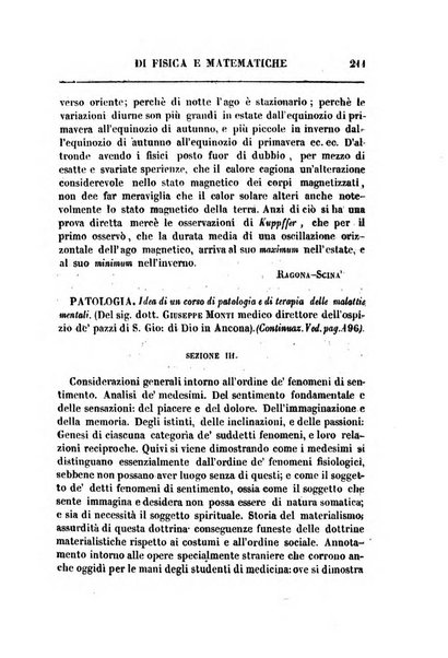 Raccolta di lettere ed altri scritti intorno alla fisica ed alle matematiche