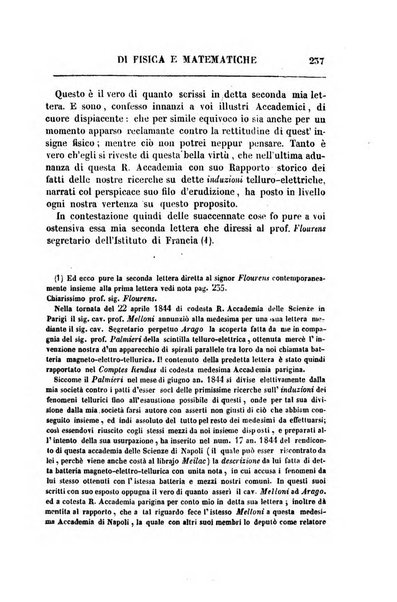 Raccolta di lettere ed altri scritti intorno alla fisica ed alle matematiche