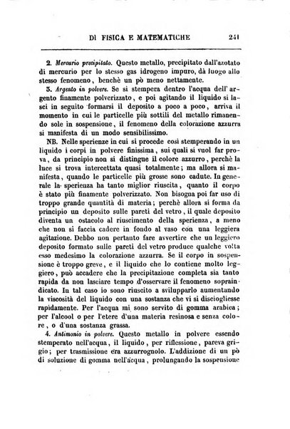 Raccolta di lettere ed altri scritti intorno alla fisica ed alle matematiche