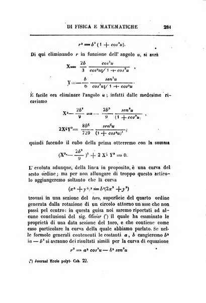 Raccolta di lettere ed altri scritti intorno alla fisica ed alle matematiche