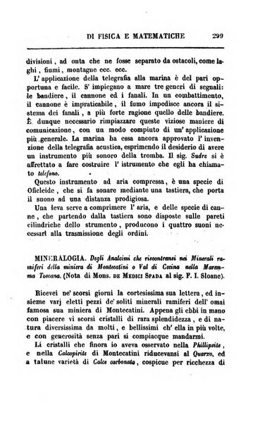 Raccolta di lettere ed altri scritti intorno alla fisica ed alle matematiche