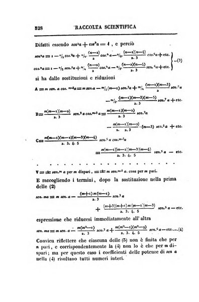 Raccolta di lettere ed altri scritti intorno alla fisica ed alle matematiche