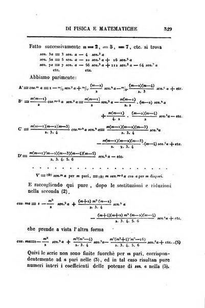 Raccolta di lettere ed altri scritti intorno alla fisica ed alle matematiche