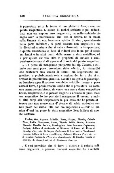 Raccolta di lettere ed altri scritti intorno alla fisica ed alle matematiche