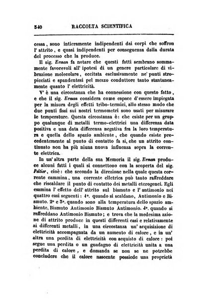 Raccolta di lettere ed altri scritti intorno alla fisica ed alle matematiche