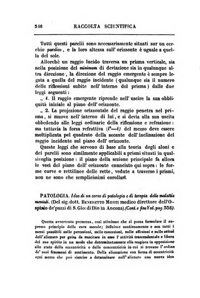 Raccolta di lettere ed altri scritti intorno alla fisica ed alle matematiche