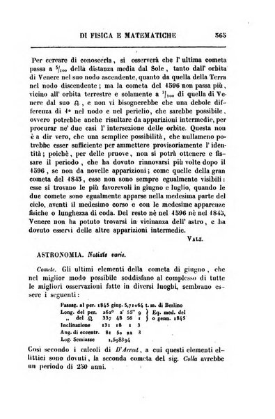 Raccolta di lettere ed altri scritti intorno alla fisica ed alle matematiche