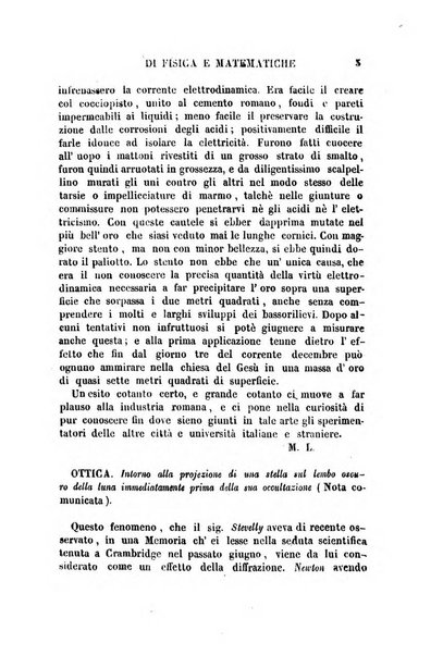 Raccolta di lettere ed altri scritti intorno alla fisica ed alle matematiche