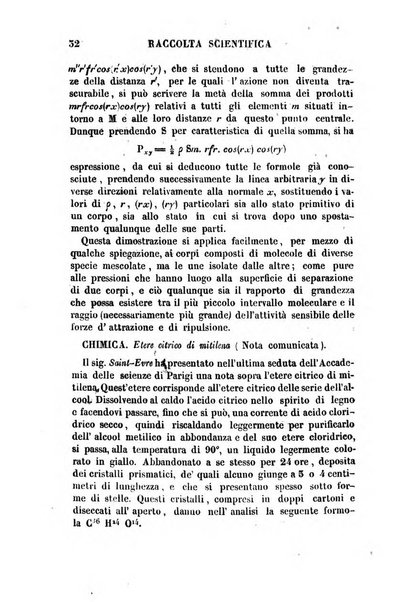 Raccolta di lettere ed altri scritti intorno alla fisica ed alle matematiche