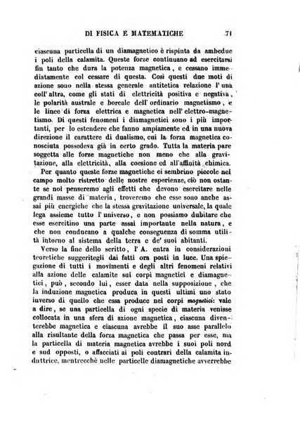 Raccolta di lettere ed altri scritti intorno alla fisica ed alle matematiche