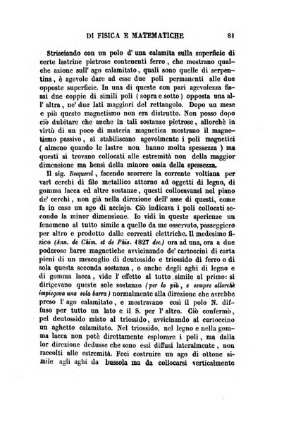 Raccolta di lettere ed altri scritti intorno alla fisica ed alle matematiche