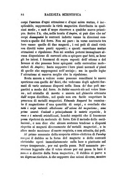 Raccolta di lettere ed altri scritti intorno alla fisica ed alle matematiche