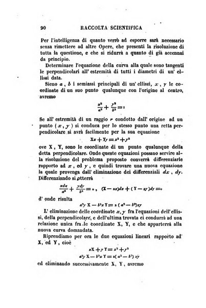 Raccolta di lettere ed altri scritti intorno alla fisica ed alle matematiche