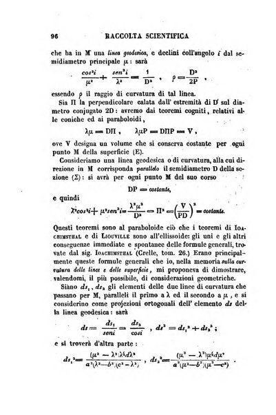 Raccolta di lettere ed altri scritti intorno alla fisica ed alle matematiche