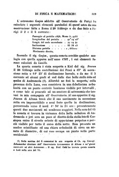 Raccolta di lettere ed altri scritti intorno alla fisica ed alle matematiche