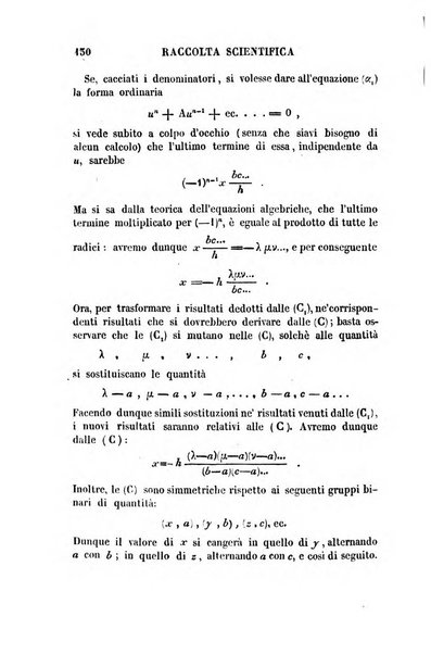 Raccolta di lettere ed altri scritti intorno alla fisica ed alle matematiche