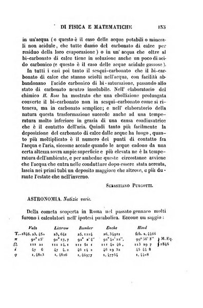 Raccolta di lettere ed altri scritti intorno alla fisica ed alle matematiche