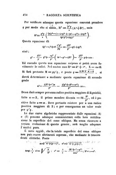 Raccolta di lettere ed altri scritti intorno alla fisica ed alle matematiche