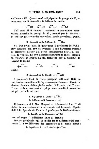 Raccolta di lettere ed altri scritti intorno alla fisica ed alle matematiche