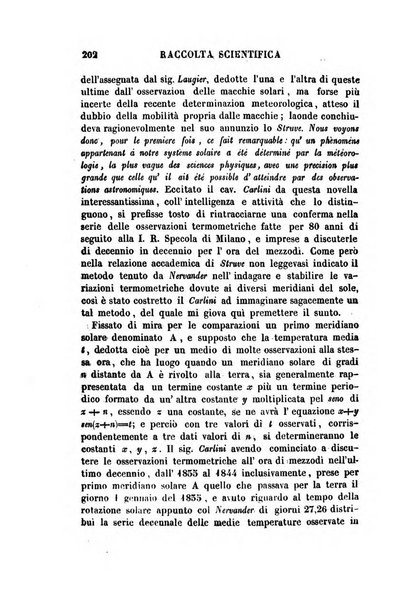 Raccolta di lettere ed altri scritti intorno alla fisica ed alle matematiche