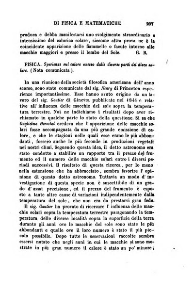 Raccolta di lettere ed altri scritti intorno alla fisica ed alle matematiche