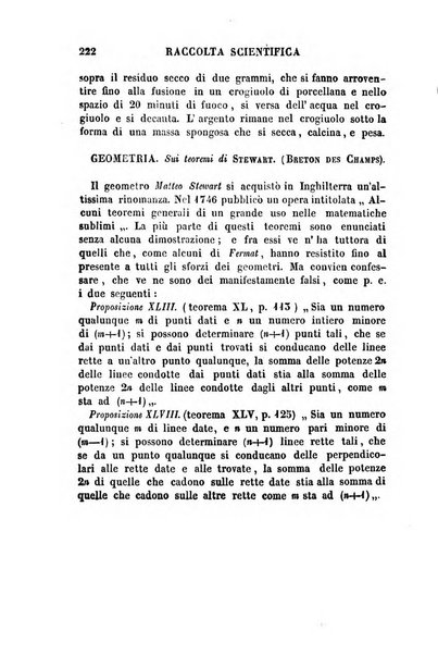 Raccolta di lettere ed altri scritti intorno alla fisica ed alle matematiche