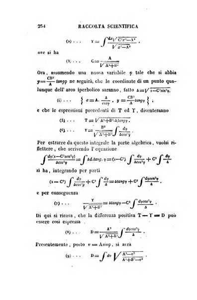 Raccolta di lettere ed altri scritti intorno alla fisica ed alle matematiche