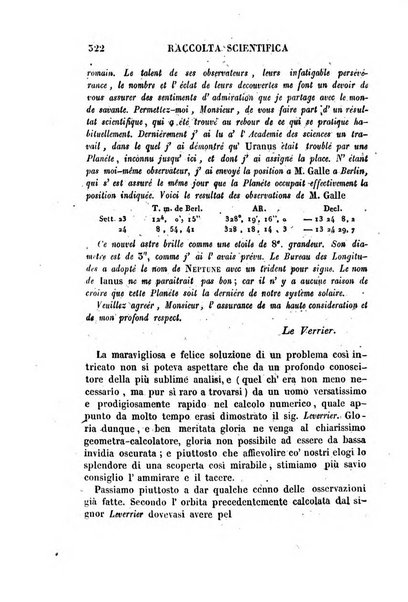 Raccolta di lettere ed altri scritti intorno alla fisica ed alle matematiche