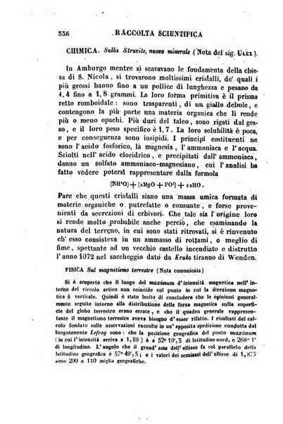 Raccolta di lettere ed altri scritti intorno alla fisica ed alle matematiche