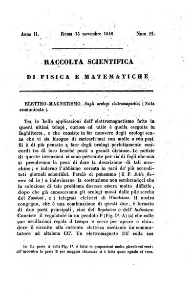 Raccolta di lettere ed altri scritti intorno alla fisica ed alle matematiche