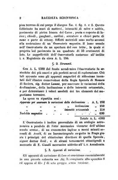 Raccolta di lettere ed altri scritti intorno alla fisica ed alle matematiche