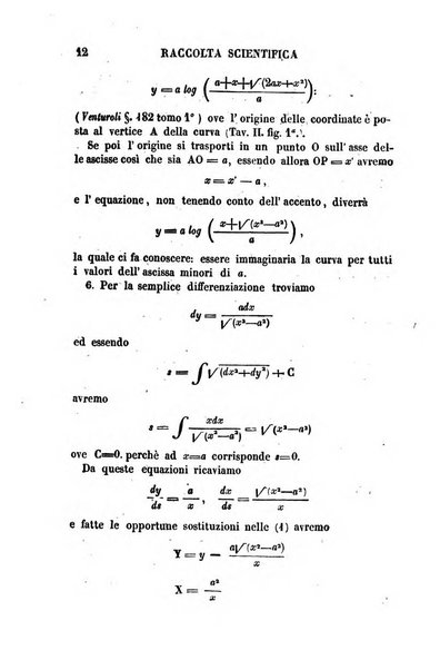 Raccolta di lettere ed altri scritti intorno alla fisica ed alle matematiche