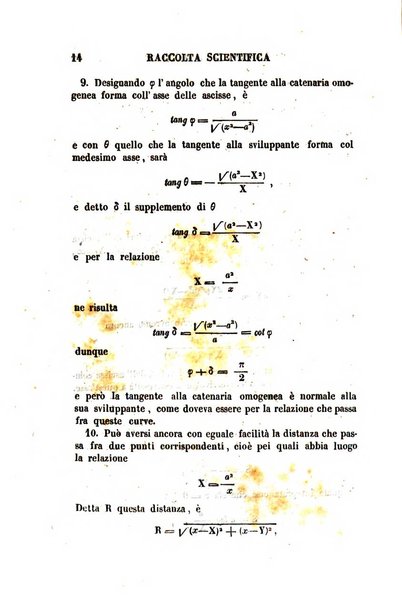 Raccolta di lettere ed altri scritti intorno alla fisica ed alle matematiche