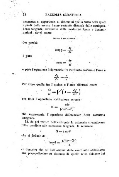 Raccolta di lettere ed altri scritti intorno alla fisica ed alle matematiche