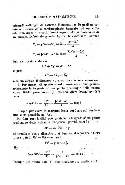 Raccolta di lettere ed altri scritti intorno alla fisica ed alle matematiche