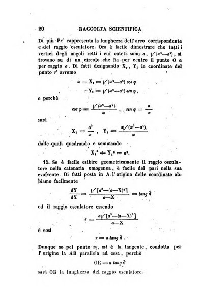 Raccolta di lettere ed altri scritti intorno alla fisica ed alle matematiche