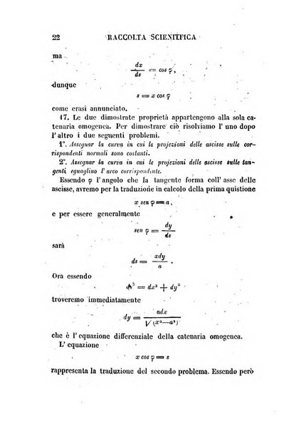 Raccolta di lettere ed altri scritti intorno alla fisica ed alle matematiche