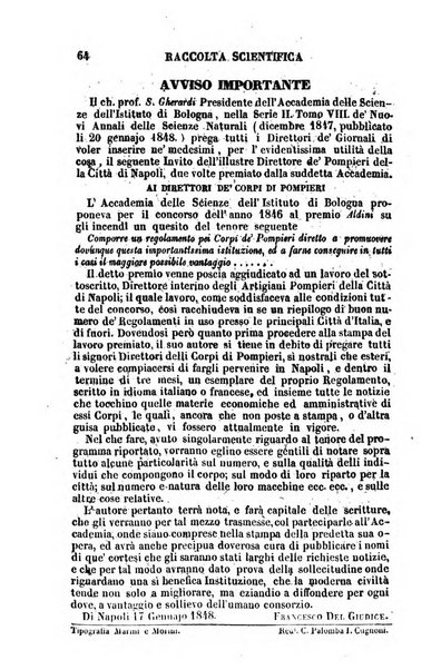 Raccolta di lettere ed altri scritti intorno alla fisica ed alle matematiche