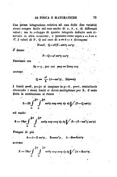 Raccolta di lettere ed altri scritti intorno alla fisica ed alle matematiche