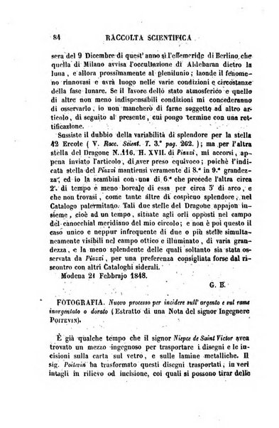 Raccolta di lettere ed altri scritti intorno alla fisica ed alle matematiche